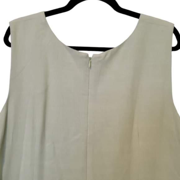 Draper's & Damon's Tropical Green Dress with Button Up Size XL - Picture 9 of 14